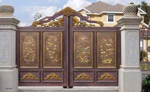 河源凱旋國(guó)際庭院大門(mén)案例