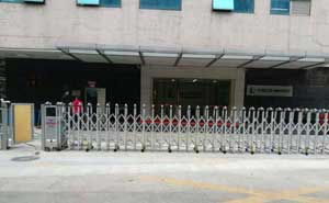 汕尾中聯(lián)港灣酒店伸縮門(mén)案例