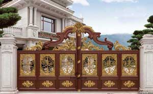 忻州錦繡華府別墅大門案例