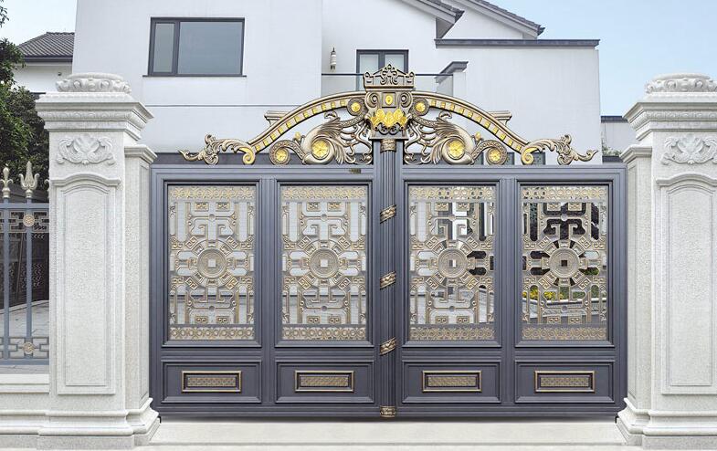 瑪御谷溫泉小鎮(zhèn)選擇了保山出安智能鋁藝大門(mén)