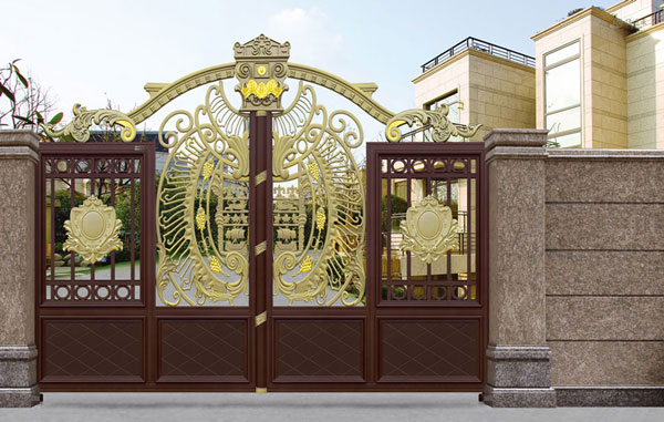 喜迎保山出安智能鋁藝大門(mén)進(jìn)駐古茶墅假日莊園