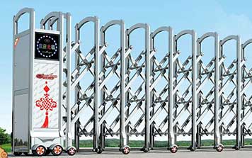 不銹鋼伸縮門 - 財(cái)富門三號(hào)