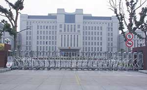 松江中山街道辦事處伸縮門工程案例