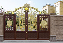 熱烈祝賀阜新出安智能鋁藝大門進(jìn)駐阜新威尼斯花園