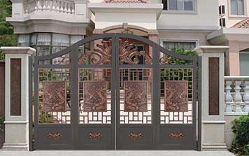 庭院別墅大門 - 智能折疊懸浮門系列009