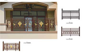 護(hù)欄 - 別墅圍欄系列-護(hù)欄系列HL006A、108、109