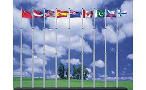 鋁合金電動旗桿Q800-Y