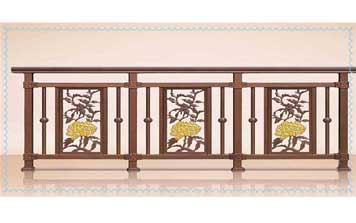 鋁藝護(hù)欄 - KSLG-6003鋁藝護(hù)欄