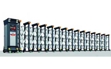 電動伸縮門 - 金星560b（深灰、銀）伸縮門