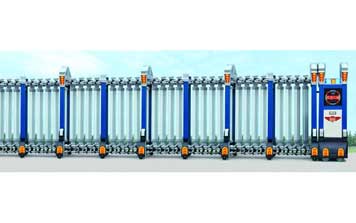 電動(dòng)伸縮門 - 君威908b（藍(lán)色）伸縮門