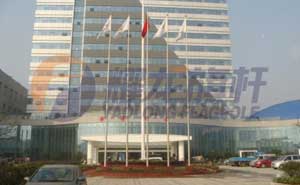 無錫洛社西站物流園區(qū)管委會(huì)旗桿案例