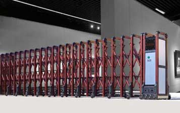 電動伸縮門-4160紅龍門