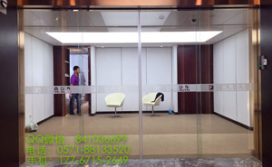 自動感應(yīng)門 - 指紋密碼門禁無框門