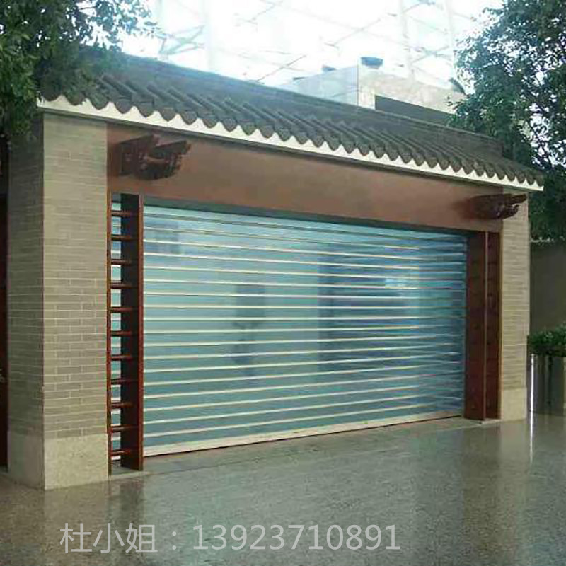 電動水水晶卷簾門示例圖