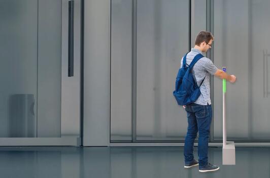 中控智慧非接觸式紅外初篩測溫立柱