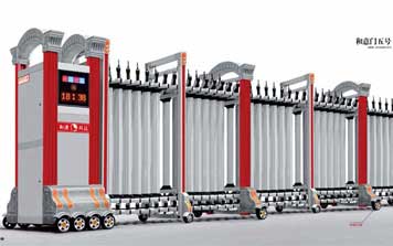 鋁合金伸縮門(mén) - 和意門(mén)5號(hào)鋁合金伸縮門(mén)