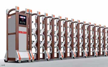 鋁合金伸縮門 - 萬順門3號(hào)鋁合金伸縮門