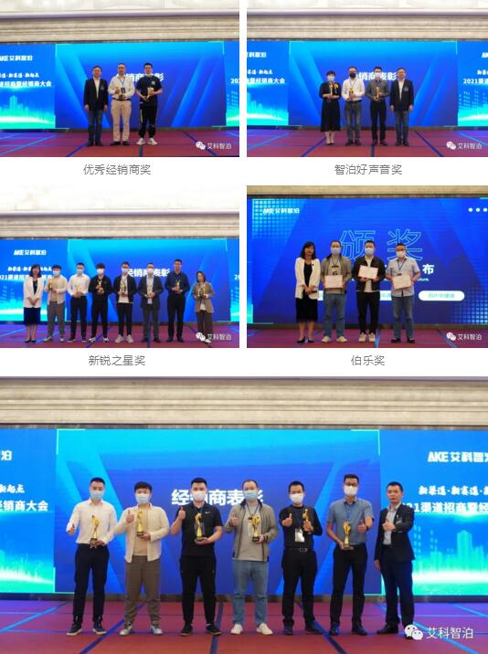 服務質量明星獎、明星項目獎、銷售先鋒獎