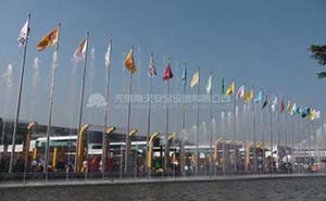 廣州國際會展中心旗桿案例 - 中出網(wǎng)-智能出入口與停車充電門戶