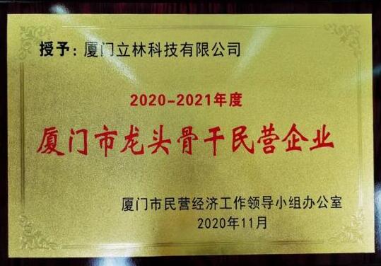 立林喜獲“龍頭骨干民營企業(yè)”、“愛心廈門建設(shè)典型”雙料榮譽(yù)