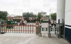 陜西榆林市榆陽區(qū)供電公司通道閘案例