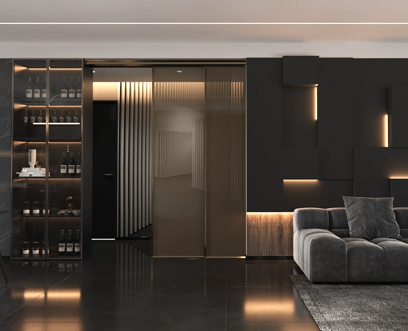 智能聯(lián)動門雙軌