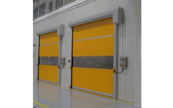 快速卷簾門 - 黃色軟質(zhì)快速卷簾門