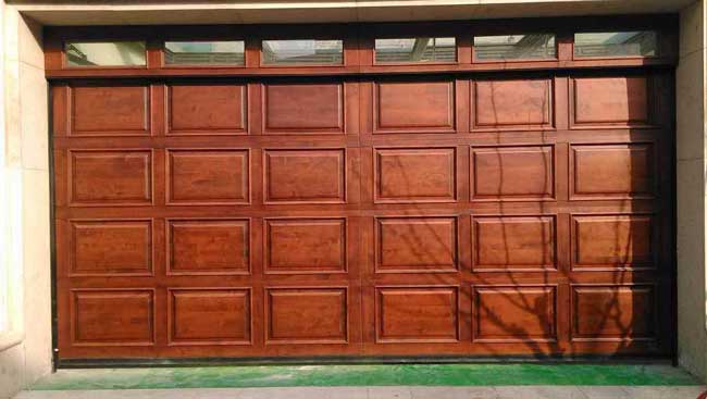 實木車庫門LM001