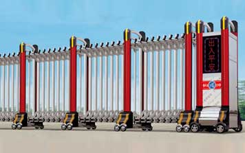 電動(dòng)伸縮門(mén) - ?？怂谷?hào)伸縮門(mén)