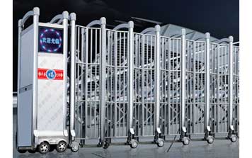 禪星網(wǎng)格門HD-021伸縮門