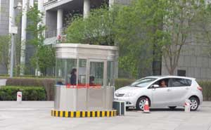 天津空港經(jīng)濟(jì)區(qū)管委會不銹鋼收費(fèi)亭案例