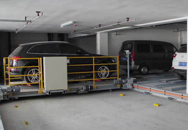 香江路智能停車場-平面移動(dòng)類立體車庫項(xiàng)目 - 中出網(wǎng)-智能出入口與停車充電門戶