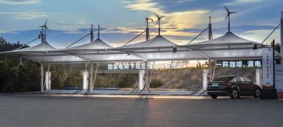 河北張家口國網(wǎng)下花園服務區(qū)全液冷超充站