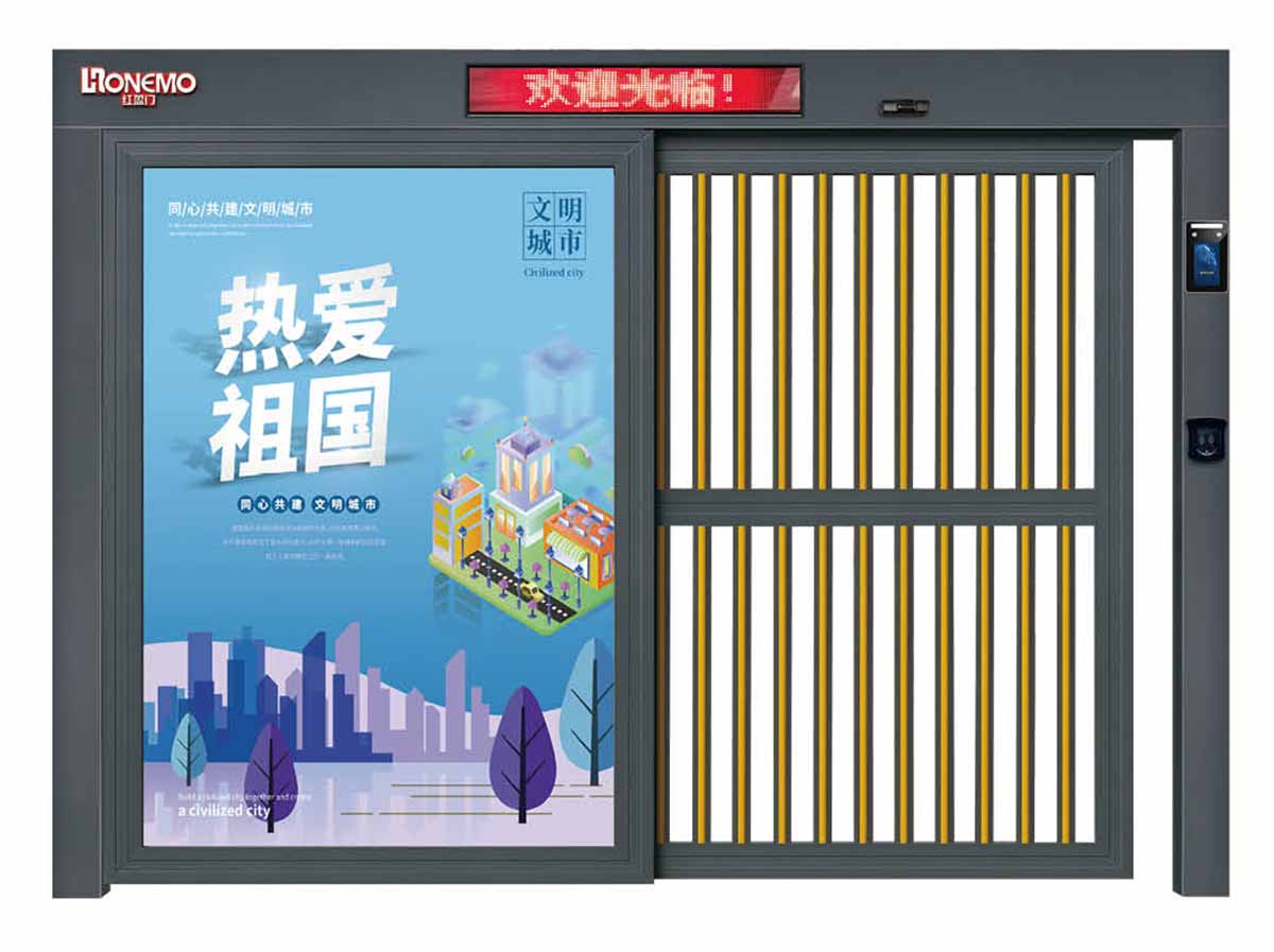 通道廣告平移門611-01A