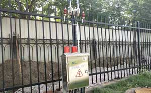 中外運(yùn)天津空港綜合物流基地(脈沖圍欄案例)