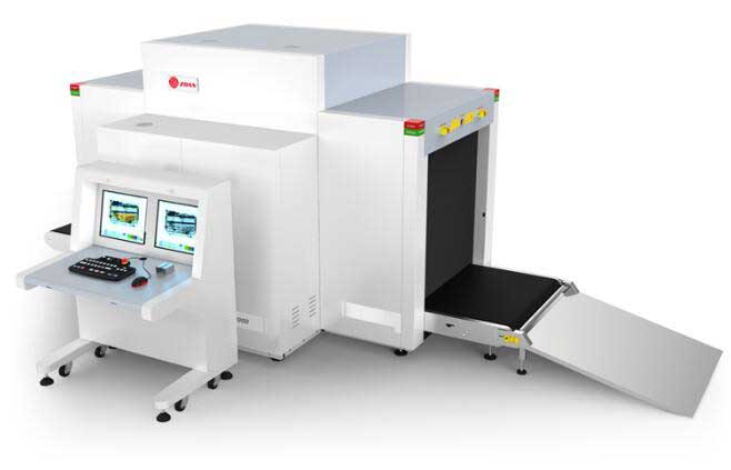 ZA100100D(雙源雙視角)通道式X光安檢機
