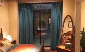 順德樂從耀冠家具電動(dòng)窗簾案例