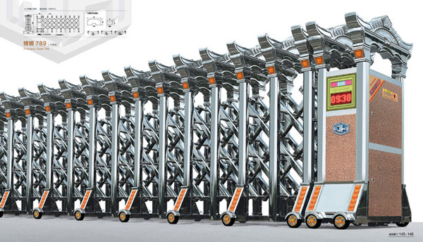 感恩萬(wàn)科魅力之城選擇了昆明出安智能伸縮門