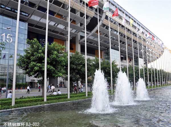 慶賀益陽出安智能不銹鋼旗桿進駐益陽萬達廣場